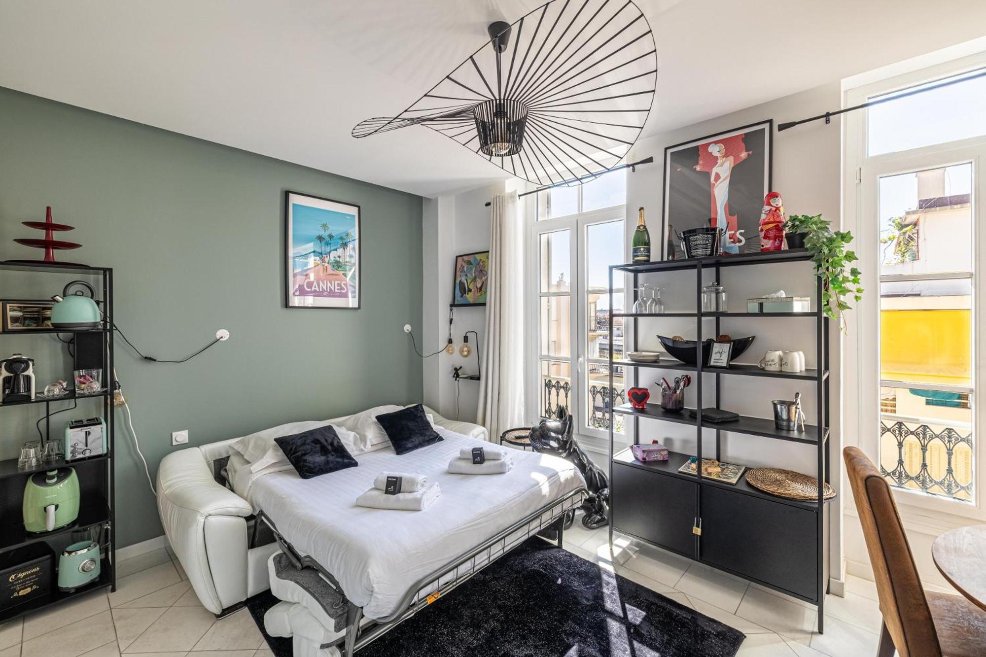Private - Small Studio For Two At 5 Minutes From Croisette Cannes Eksteriør billede